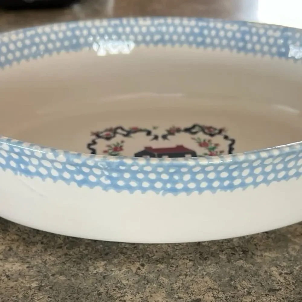 Teamson 1995 Vintage Stoneware Casserole Dish